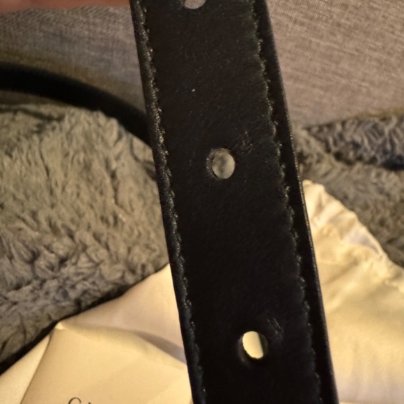 Gucci LEATHER BELT WITH DOUBLE G BUCKLE main image 6